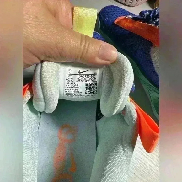 Nike Cosmic Unity Amalgam Mens Sz 8 Basketball Shoes Green Glow - Picture 7 of 10